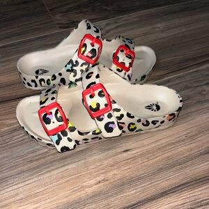 Girl’s Slides Sandals Leopard